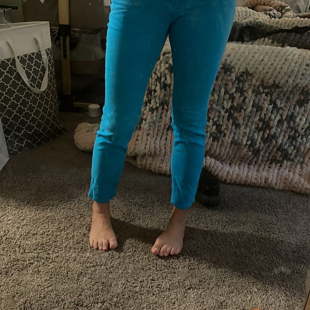 Urban outfitter skinny blue pants